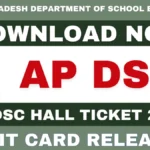 AP DSC Admit Card 2025