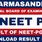 NEET PG Result 2025