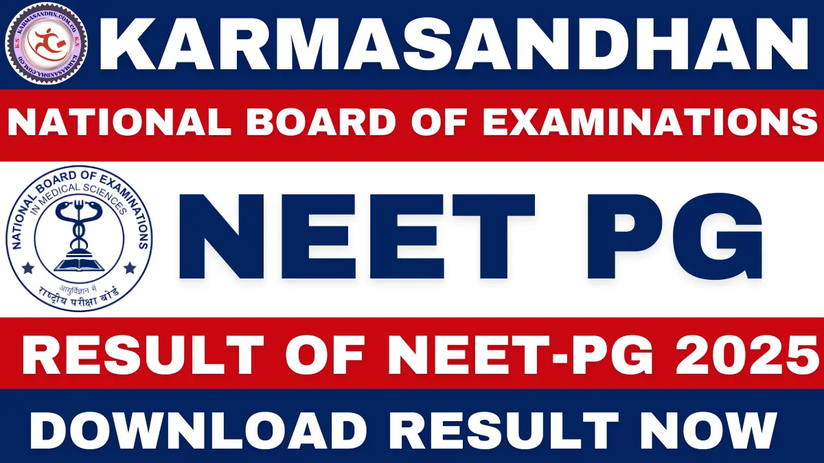 NEET PG Result 2025