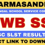 WBSSC SLST Result 2025