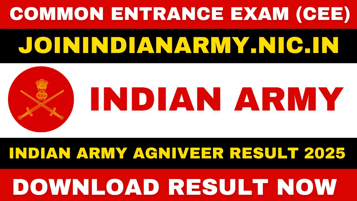 Indian Army Agniveer Result 2025