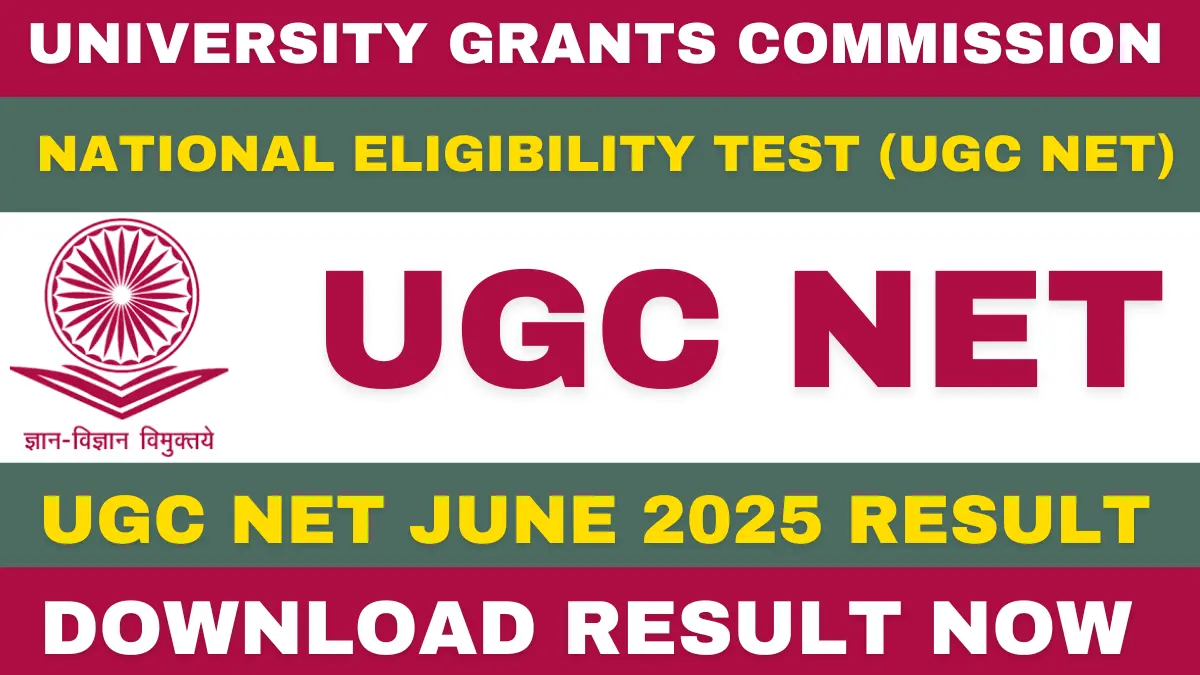 UGC NET Result 2025